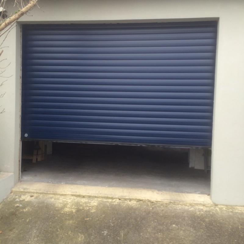 Porte de garage enroulable lames Aluminium